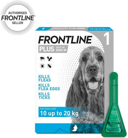 FRONTLINE SPOT on & plus CAT & DOG Flea Lice Tick Treatment Solution Kills Fleas