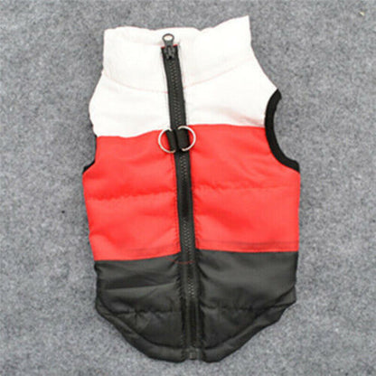 Warm Pet Dog Coats Jacket Outdoor Clothes Waterproof Winter Vest Puppy Coat UK